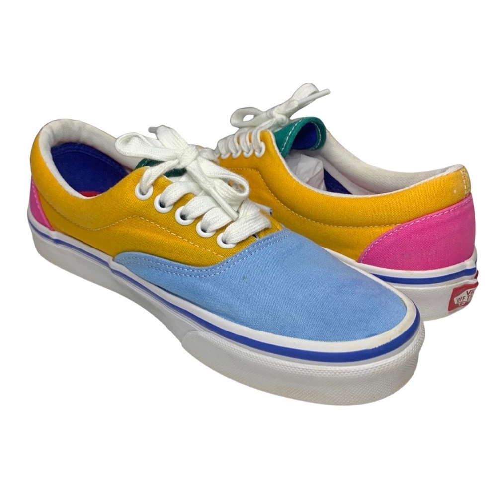 Vans | Unisex | Multicolor Block Canvas Skate Sne… - image 2